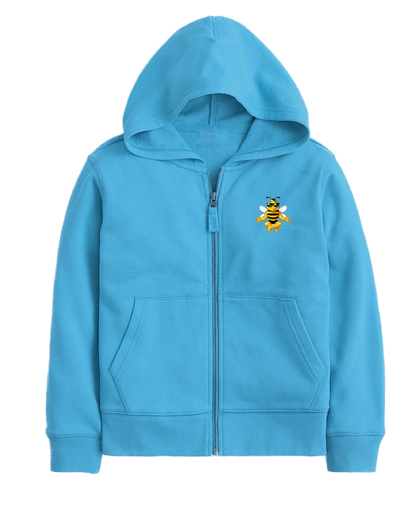 Zip-Up Jacket with a Hood, ORGANIC Cotton (5% Spandex)